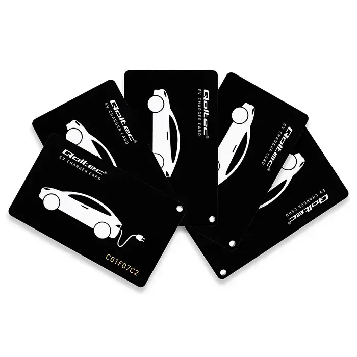 Qoltec Proximity Cards for EV Charging Station | 5 pcs | Hotel, Parking