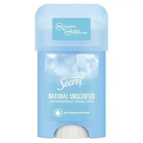 SECRET Natural Unscented kremveida antiperspirants sievietem 40ml