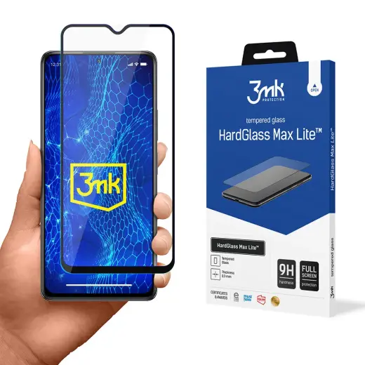3mk HardGlass Max Lite™ tempered glass for phone Xiaomi Redmi Note 10 Pro black