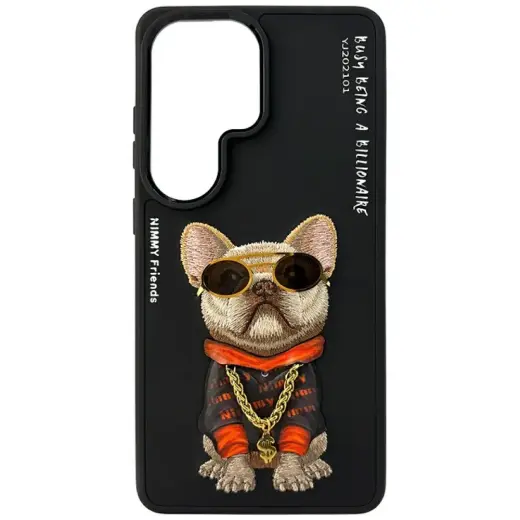 Nimmy Glasses Cool Dog telefoni ümbris Samsung Galaxy S26 Ultra (S948) must