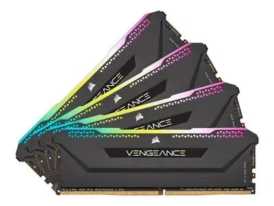 CORSAIR Vengeance RGB PRO SL - DDR4 - kit - 32 GB: 4 x 8 GB - DIMM 288-pin - 3200 MHz | PC4-25600 - unbuffered