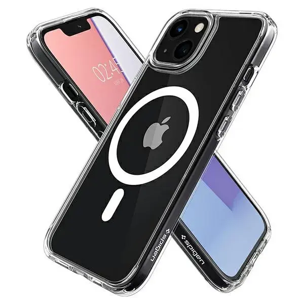 SPIGEN Ultra Hybrid Mag izturīgs silikona aizsargapvalks Apple iPhone 13 Mini caurspīdīgs