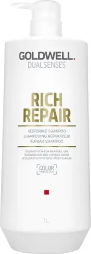 Goldwell Dual Senses Rich Repair Restoring Shampoo 1000Ml in Clear