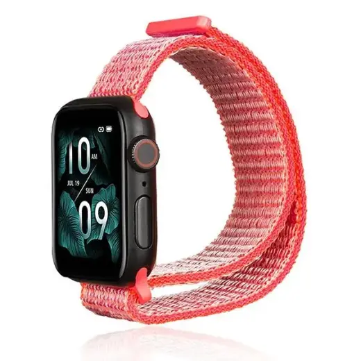 Beline nutikella rihm Apple Watch (42/44/45/49 mm) jaoks | nailonist | roosa