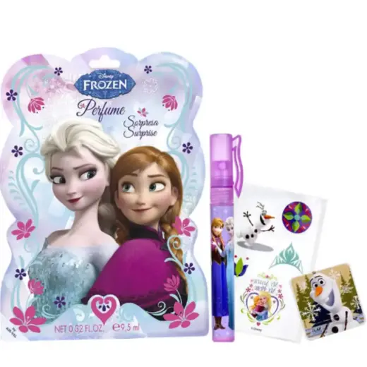 Set Disney: Frozen, Body Stickers, All Over The Body + Frozen, Cardboard Bookmark + Frozen, Eau De Toilette, For Girls, 9.5 ml *Tester