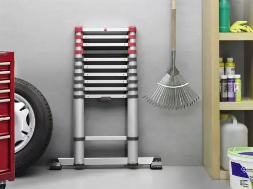 Kāpnes teleskopiskās T80 FlexLine / alumīnija / 11 pakāpieni