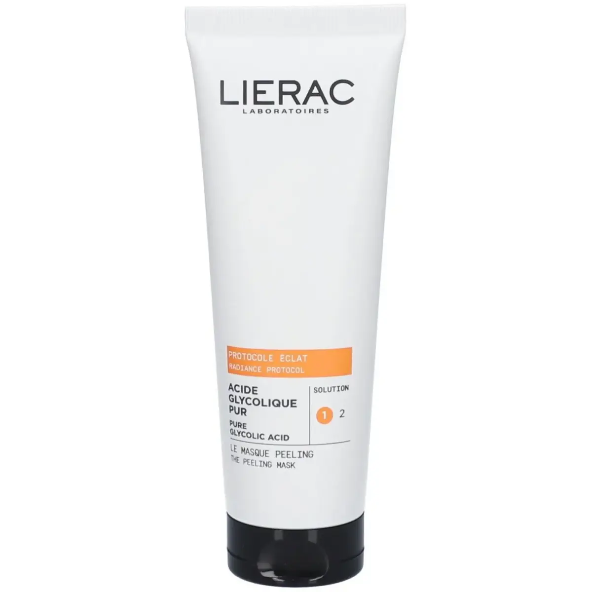 Lierac, Protocole Eclat Acid Glycolique Pur, Exfoliating & Purifying, Peel-Off Mask, Weekly, For Face, 75 ml
