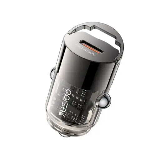 YESIDO CAR CHARGER Y67B PD 45W USB-C BLACK