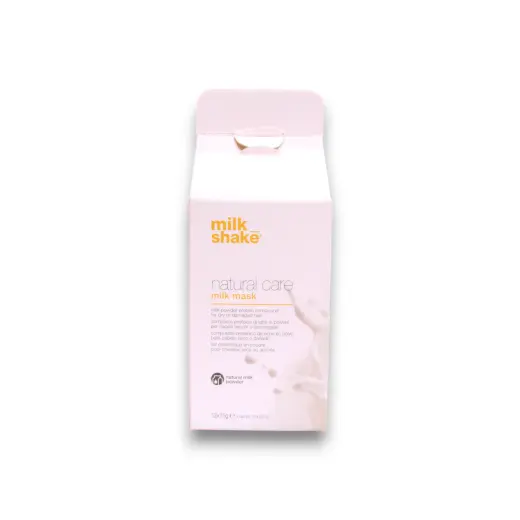 Set, Milk Shake, Natural Care, Powdered Milk, Hair Treatment Powder Mask, For Dry & Damaged Hair, 12 pcs, 15 g