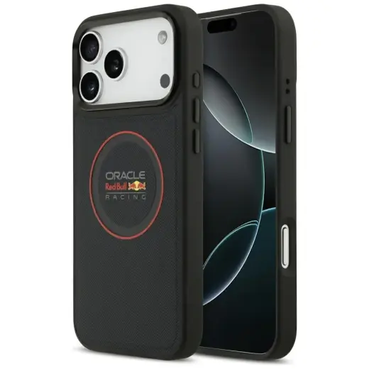 Red Bull Meshed Red Ring & Metal Buttons maciņš ar MagSafe atbalstu telefonam iPhone 17 Pro Max tumši zils