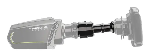 Moza Racing Bracket Wheel Base Extension Rod / RS061 Black