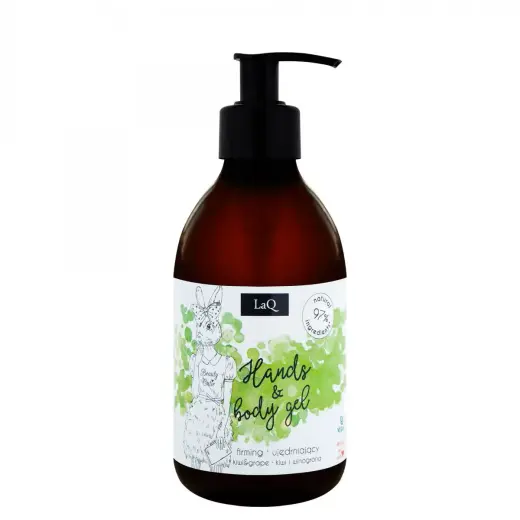 LaQ, Kiwi & Grape, Cleansing & Hydrating, Shower Gel, All Skin Types, 300 ml