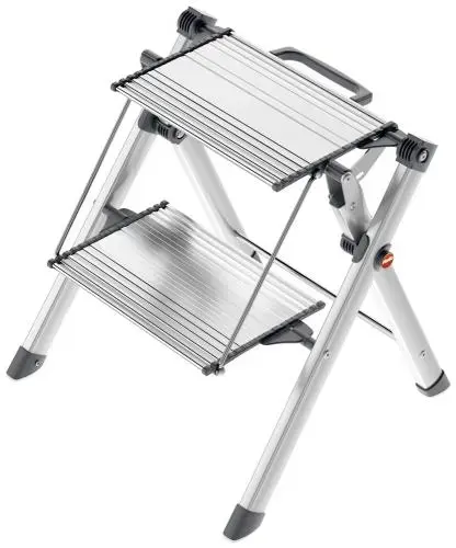 Pakāpienu soliņš salokāms MK80 ComfortLine / alumīnija /  2 pakāpieni