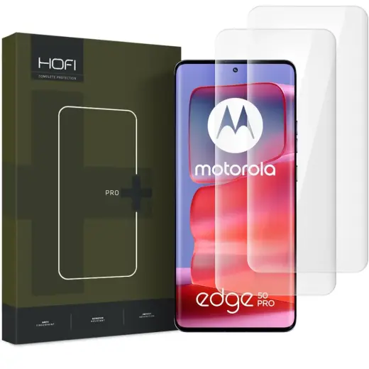 HOFI UV GLASS PRO+ 2-PACK TEMPERED GLASS MOTOROLA EDGE 50 FUSION | EDGE 50 PRO 5G CLEAR