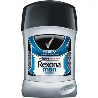 REXONA Men Antiperspirant Deodorant Stick Against Body Odour and Underarm Wetness Cobalt Dry 48 Hour Protection 50 Ml