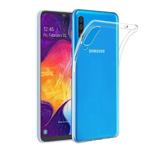 Clear 2 mm telefono dėklas Samsung Galaxy A50 4G (A505) | A30s (A307) skaidrus