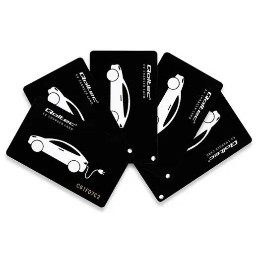 Qoltec Proximity Cards for EV Charging Station | 5 pcs | Hotel, Parking