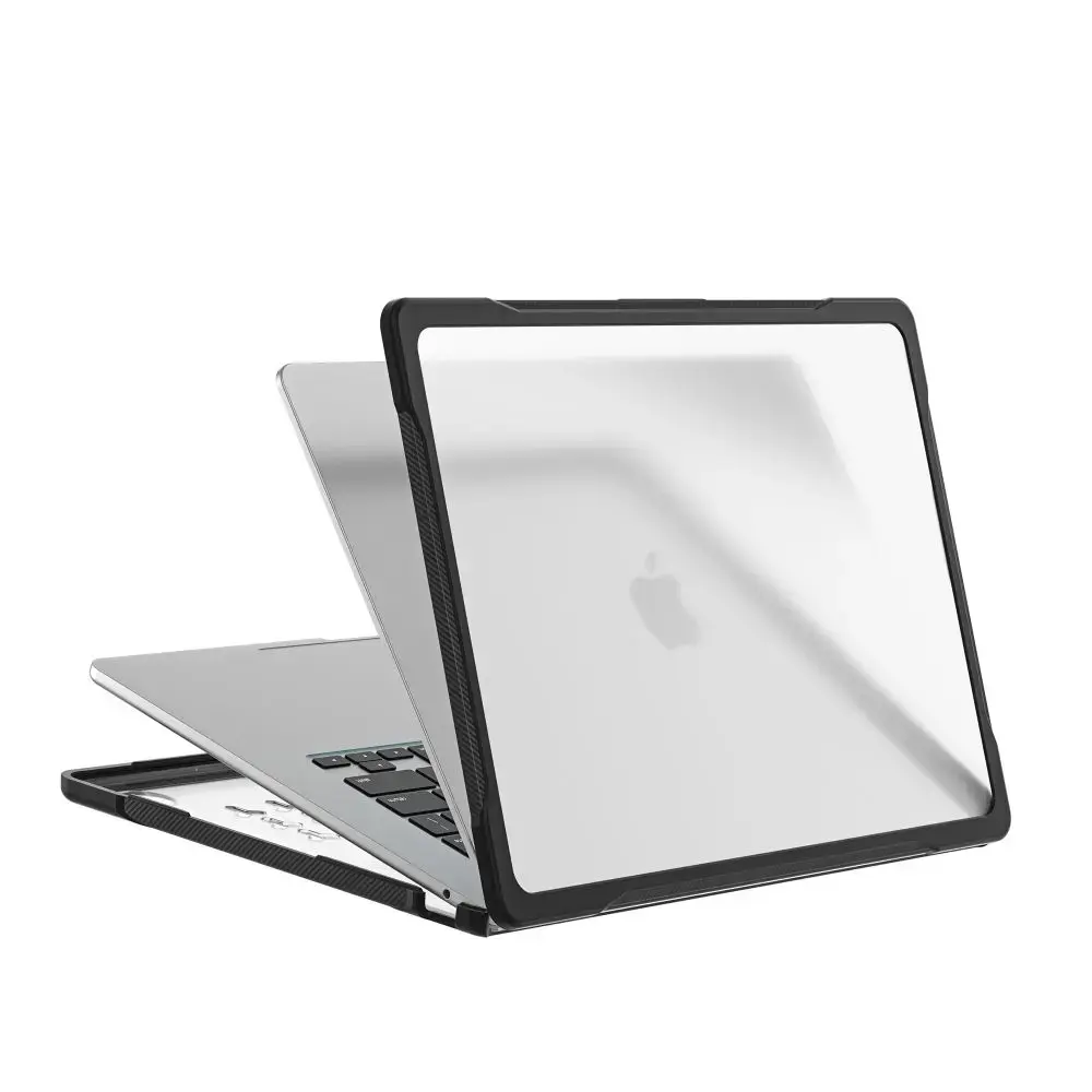 TECH-PROTECT VELAR MACBOOK AIR 13 M2-M5 2023-2026 BLACK/MATTE CLEAR