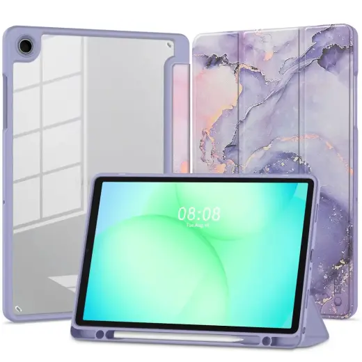 TECH-PROTECT SC PEN HYBRID GALAXY TAB A9+ | A11+ PLUS 11.0 X210 | X215 | X216 | X230 | X235 | X236 VIOLET MARBLE