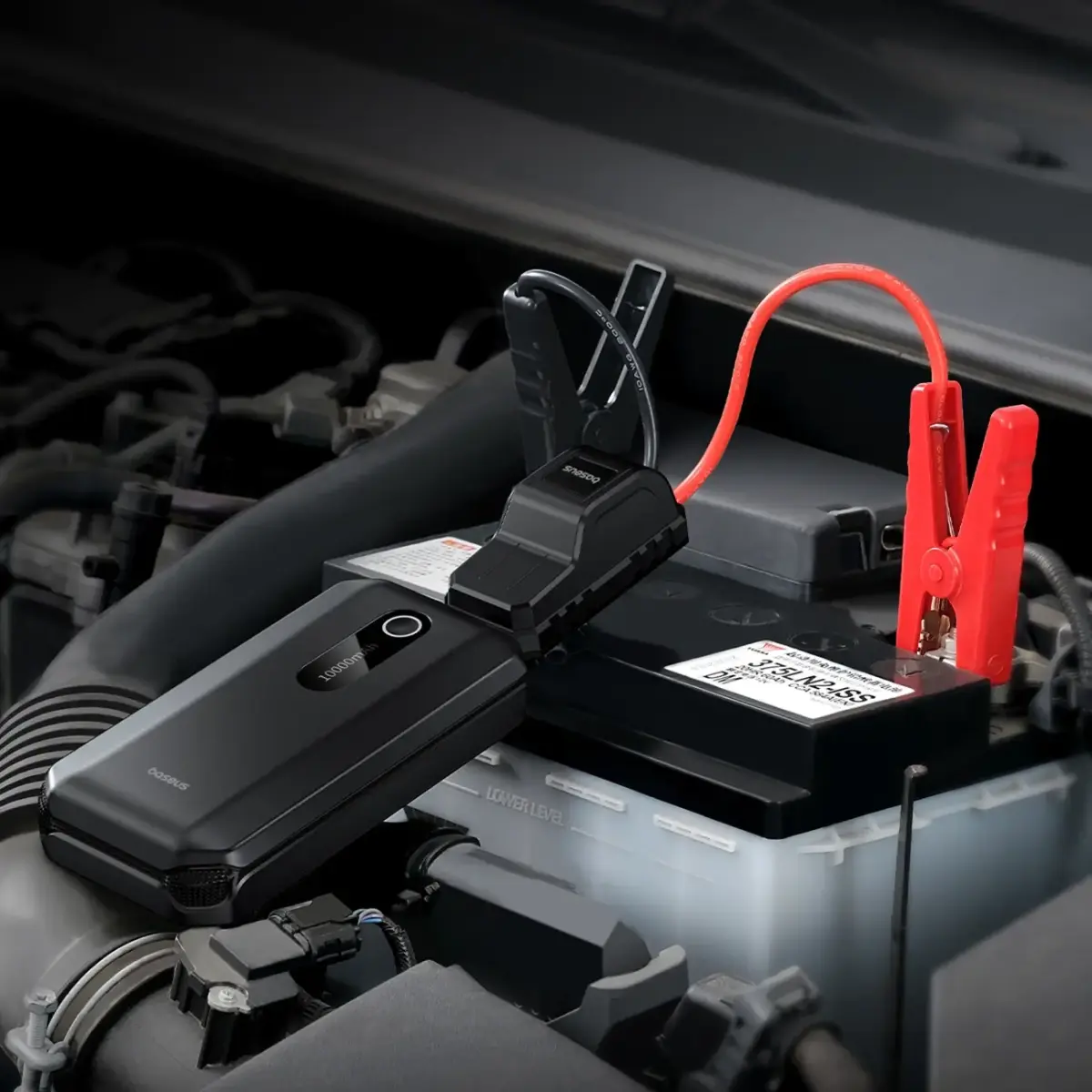 Baseus Super Energy Air Series Auto Startētājs (10000mAh, 1000A Maksimālā Strāva) Klastera Melns
