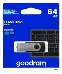 Goodram pendrive 64GB USB 2.0 Twister black