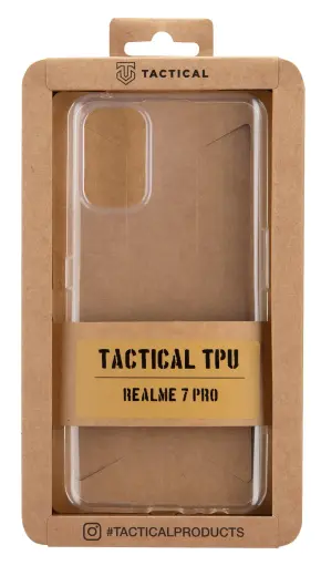 Tactical TPU Cover for Realme 7 Pro Transparent