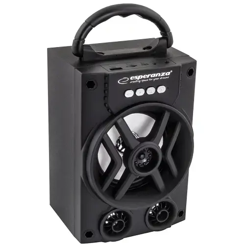 Esperanza EP130 MicroSD MP3 Bluetooth + FM wireless mini multicolored backlighting SPEAKER