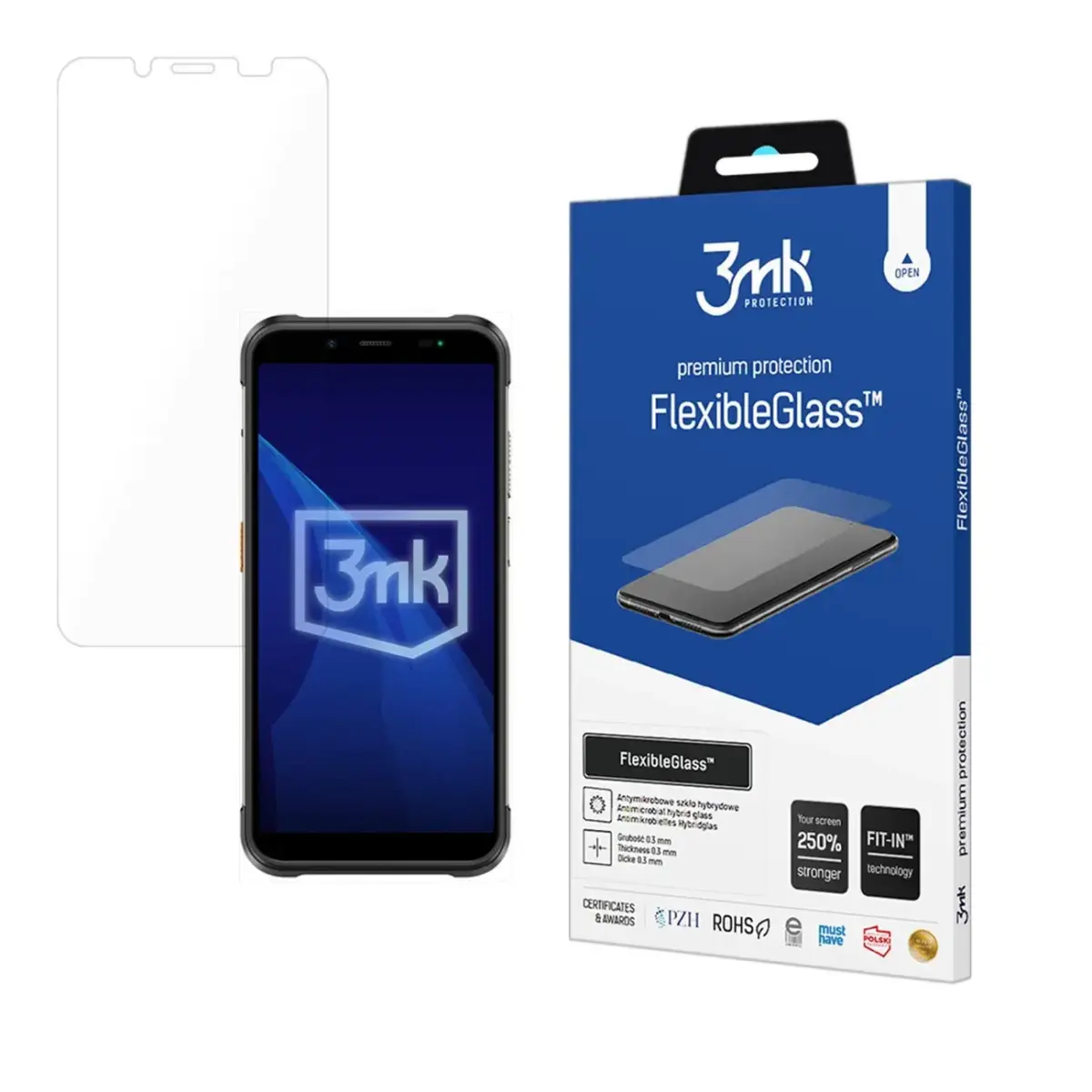 3mk FlexibleGlassâ¢ hibrīda stikls Ulefone Power Armor 16 Pro | 16S