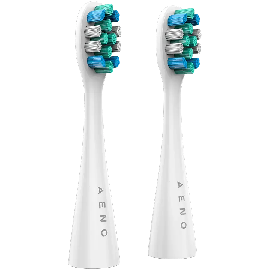 AENO Replacement Toothbrush Heads for DB7/DB8, White, 2 pcs