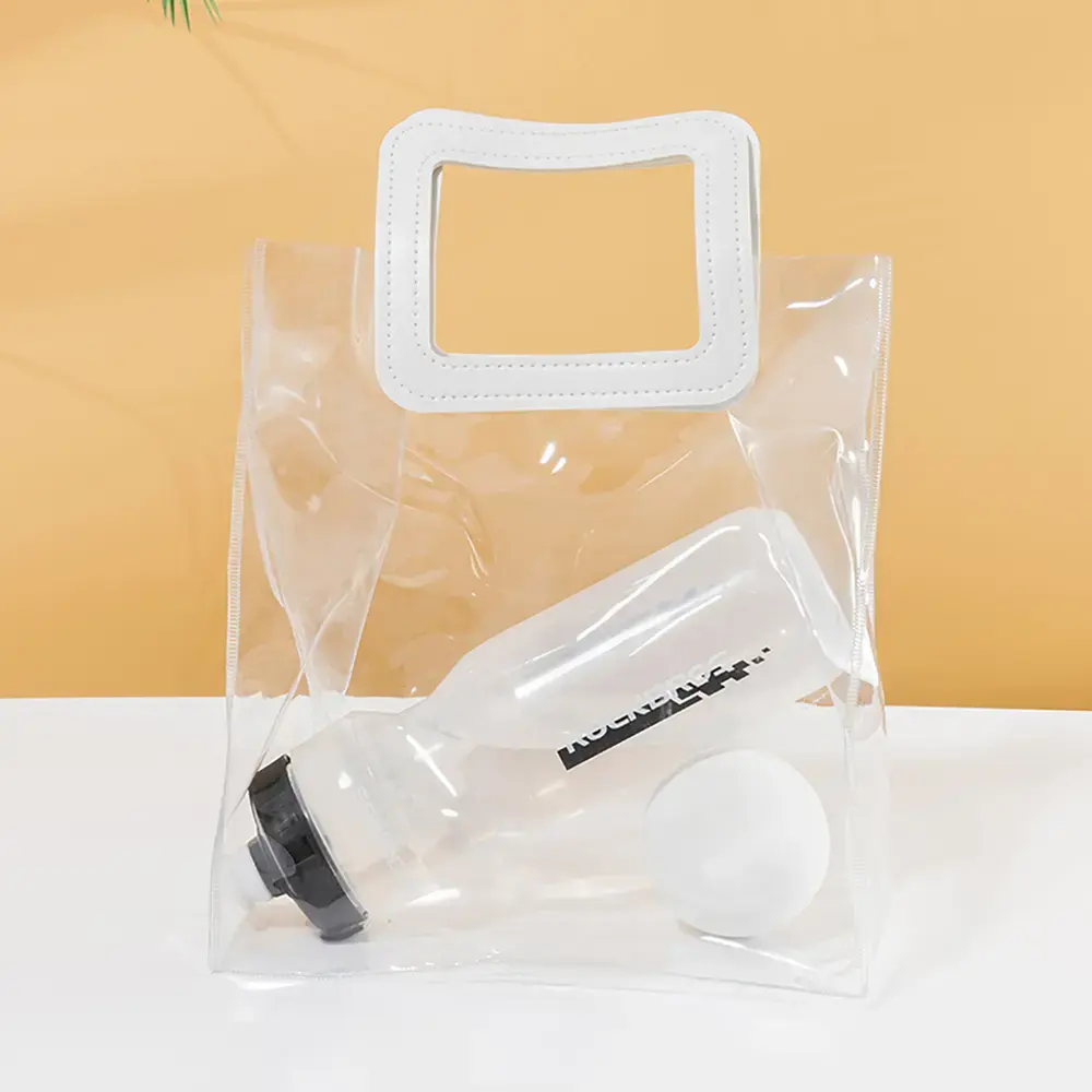 Rockbros 750 ml Bicycle Bottle - Transparent with Black Mouthpiece