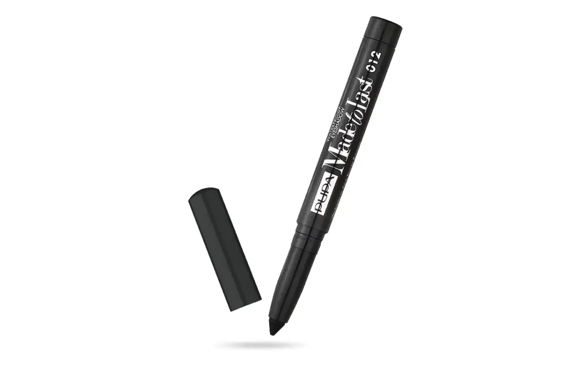 Pupa, Made To Last, Paraben-Free, Waterproof, Eyeshadow Stick, 012, Extra Black, 1.4 g *Tester