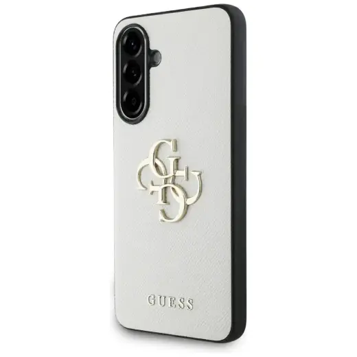 Case Guess Grained Big 4G Logo Small     Classic Logo for Samsung Galaxy A56 beige