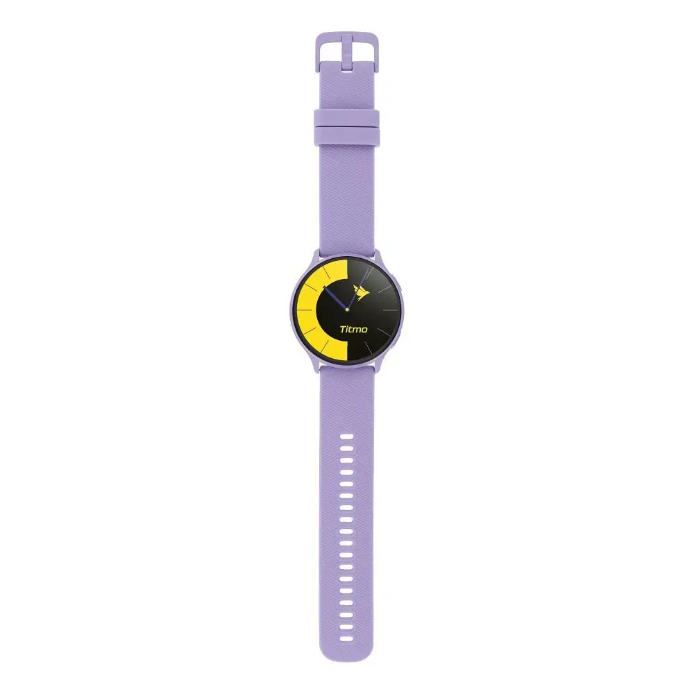 Smartwatch TITMO O-200 (GPS, AMOLED, bluetooth call, silicone strap) lavender