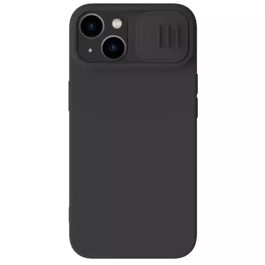 Nillkin CamShield Silky Silicone Case for Iphone 14 Plus black