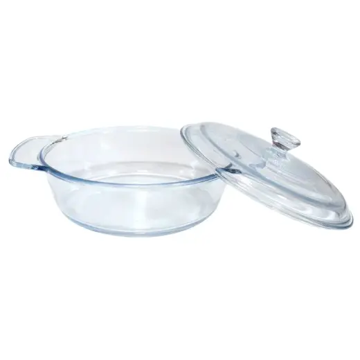 Trauks stikla karstumizturīgs ar vāku 1.7L, 28x22x12cm