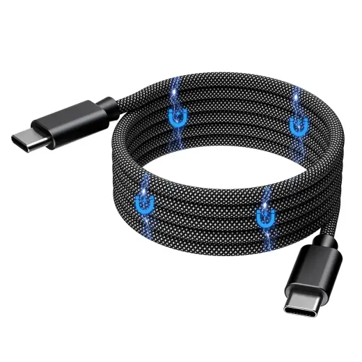 Choetech XCC-1052 data transfer and charging cable | USB-C to USB-C | 100W | 1.2m | black
