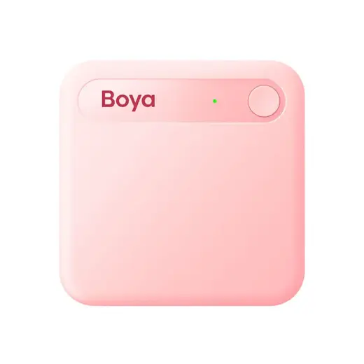 BOYA Notra Neo Voice Recorder with AI Transcription - Pink