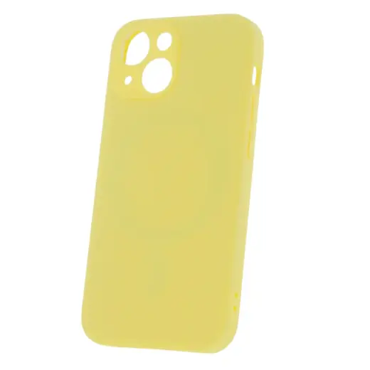 Mag Invisible phone case with MagSafe support for iPhone 14 yellow