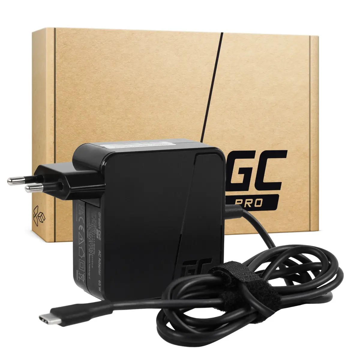 Green Cell PRO USB-C 65W Power Adapter for Laptops, Tablets, Phones