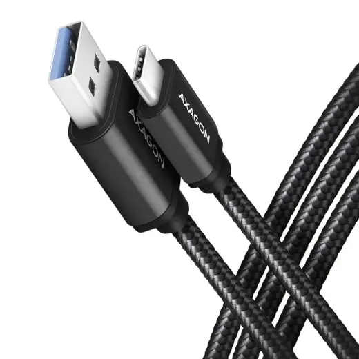 Axagon BUCM3-AM20AB duomenų perdavimo ir įkrovimo laidas | USB-A į USB-C | 2m